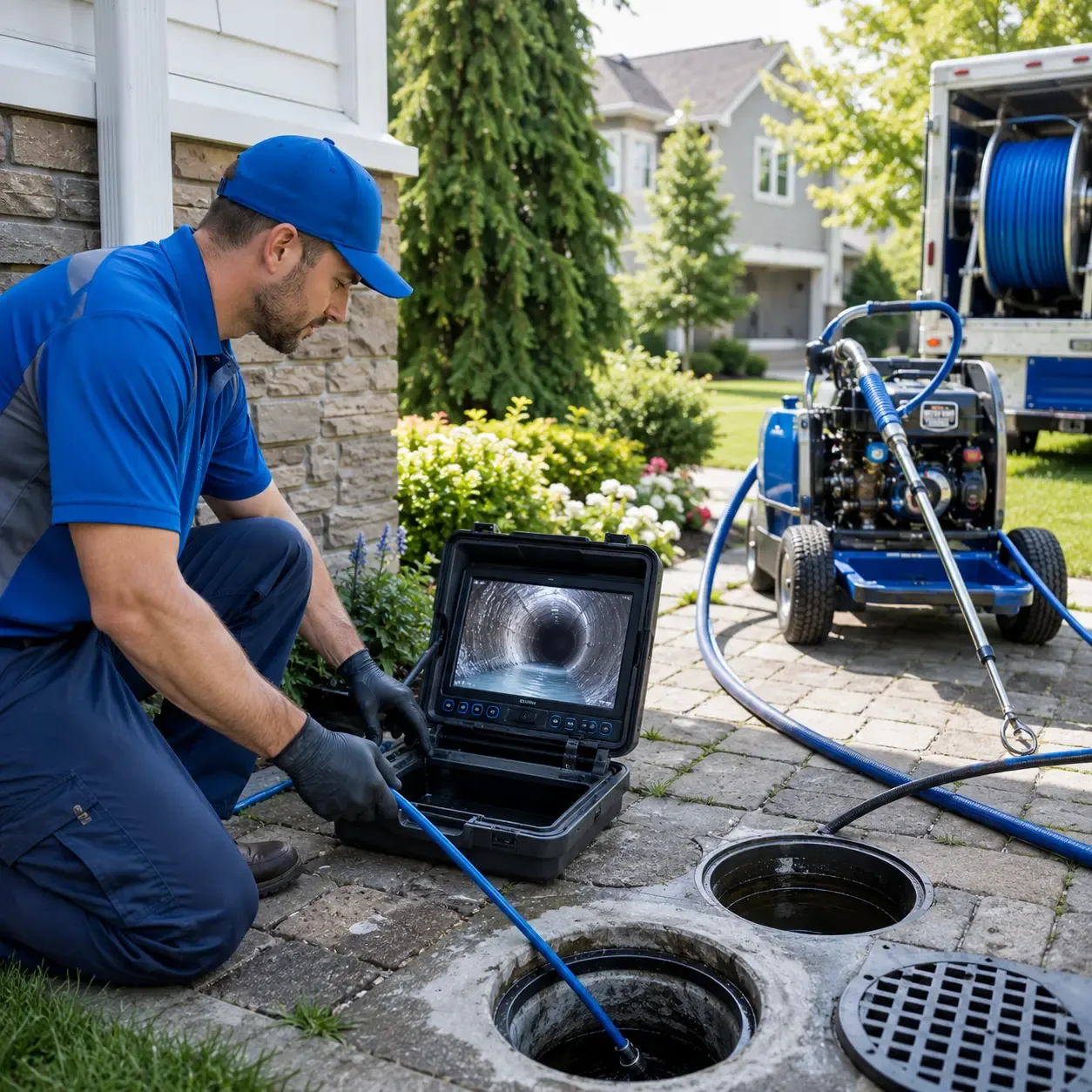 Outdoor drain cleaning professionals serving Campbell, TX
